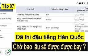 Chương Trình Eps Đi Hàn Quốc 2022 Bao Lâu Nhận Được